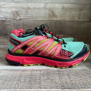Salomon XR Mission 1 Trail Running Shoes Multicolor Womens Size 6.5 EUC